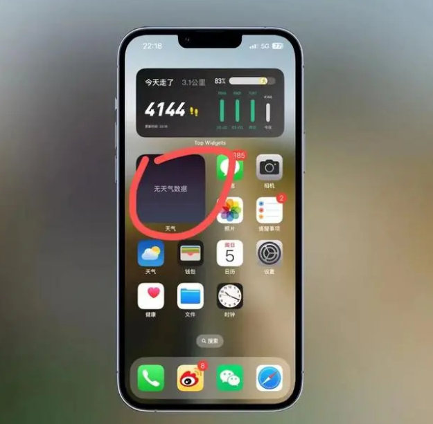 河北苹果手机维修分享:iOS16主屏幕天气小组件无法正常工作怎么办？ 