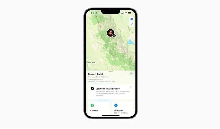 河北苹果14维修分享iPhone14系列中 FindMy功能通过卫星分享位置方法教程 