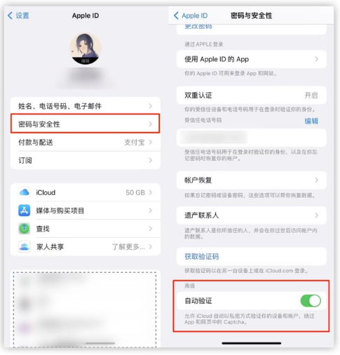 河北苹果手机维修分享iOS 16 自动验证功能开启方法 