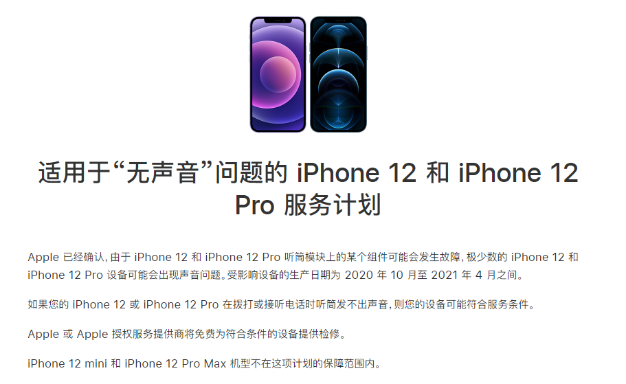 河北苹果手机维修分享iPhone 12/Pro 拨打或接听电话时无声音怎么办 